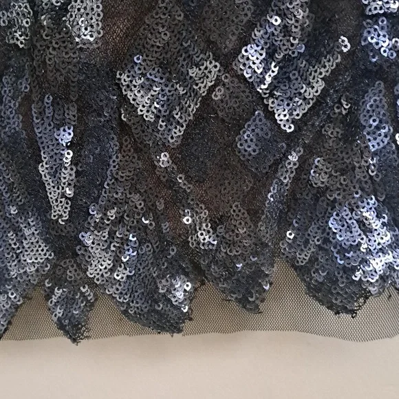 BCBGMAXAZRIA 'Samara' Sequin Lace Sheath Dress 12 - Picture 8 of 13